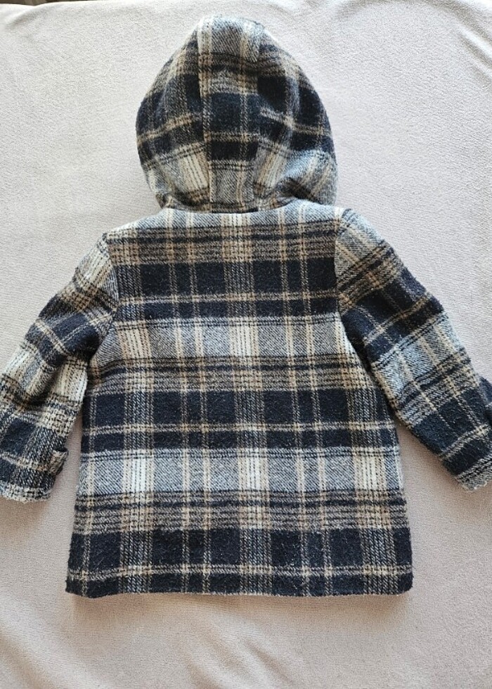 Bebek kaşe mont - Görsel 4