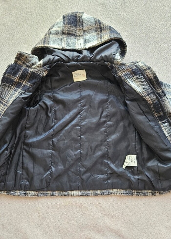 Bebek kaşe mont - Görsel 5