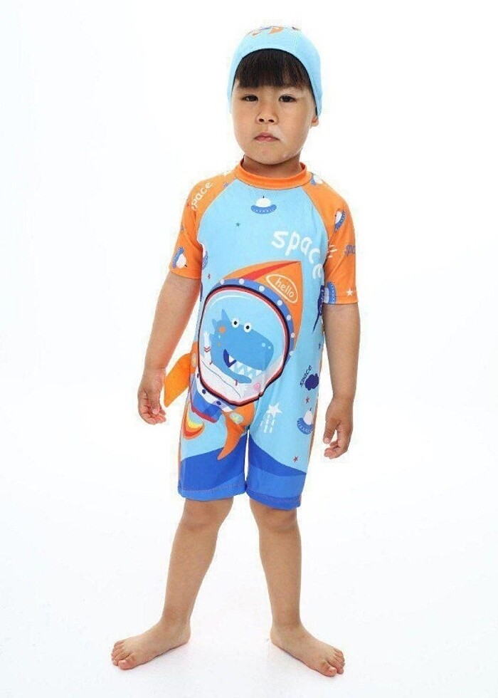 Dinozorlu tulum mayo 2-3 yaş  - Görsel 2