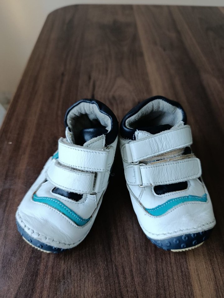 Beyaz Erkek Bebek İlk Adım Ayakkabısı - Görsel 2
