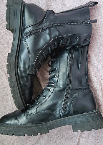 Pull and bear Bağcıklı Erkek Bot - Görsel 7