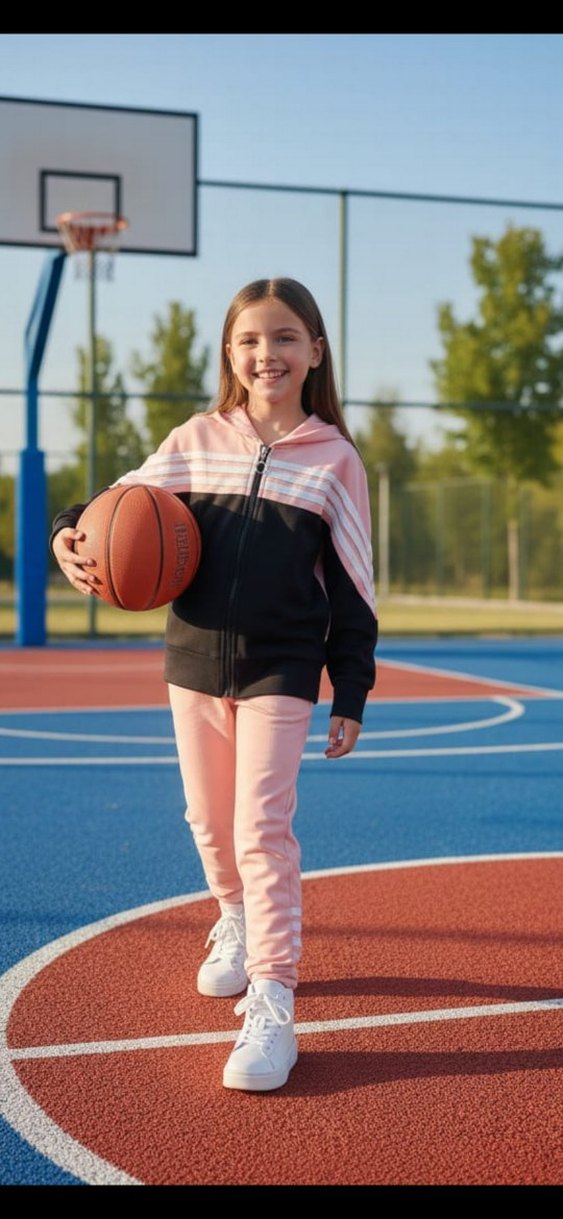 Kız Çocuk Eşofman Takım 5-6 yaş - Görsel 2