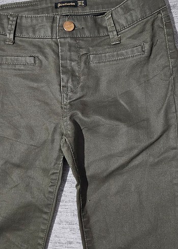 Haki Kadın Pantolon - Görsel 3