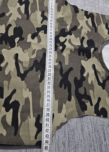 Kadın Kamuflaj Desenli Kolsuz Elbise - Görsel 7