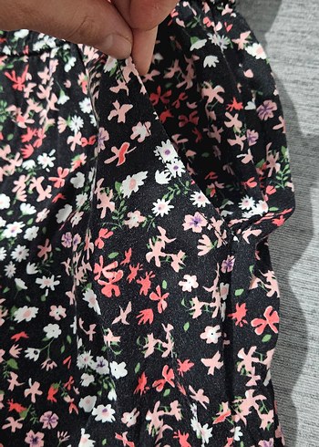 Çiçek Desenli Kısa Tulum - Görsel 7