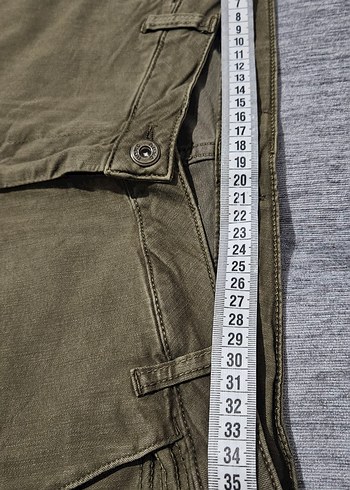 Kadın Haki Fermuarlı Regular Fit Pantolon - Görsel 6