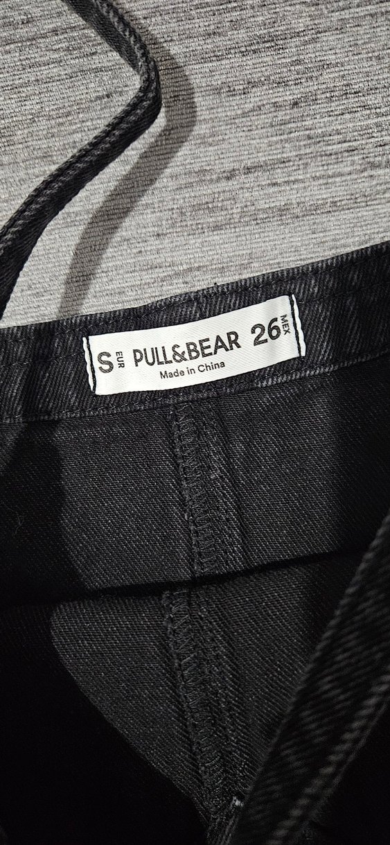 Pull&Bear Askılı Kot Elbise - Görsel 4