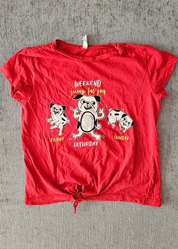 6 adet kız çocuk tişört - Görsel 4