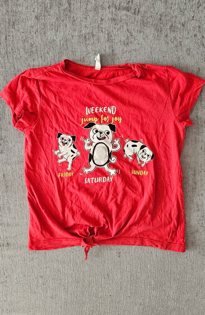 6 adet kız çocuk tişört - Görsel 4