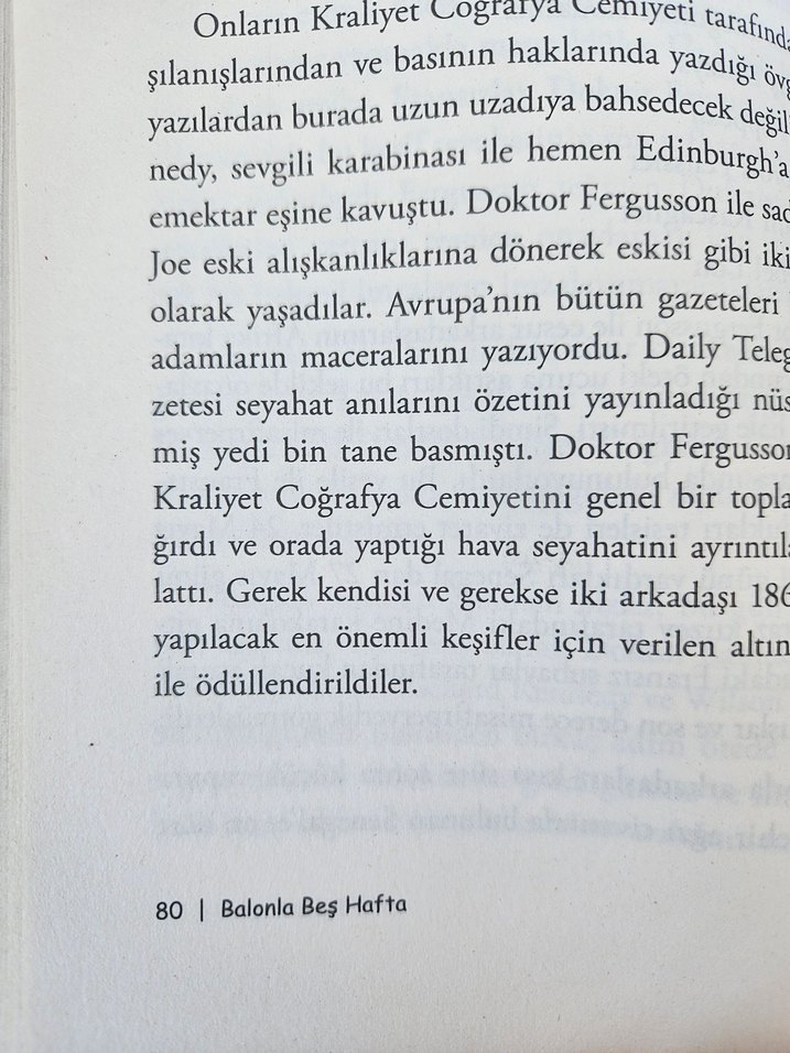 Jules Verne - Balonla Beş Hafta Kitabı - Görsel 3