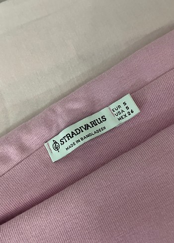 Stradivarius Pembe Hamile Kısa Kollu Bluz stradivarius