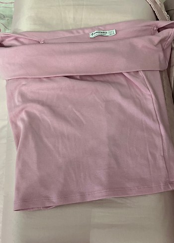 Pembe Hamile Kısa Kollu Bluz stradivarius