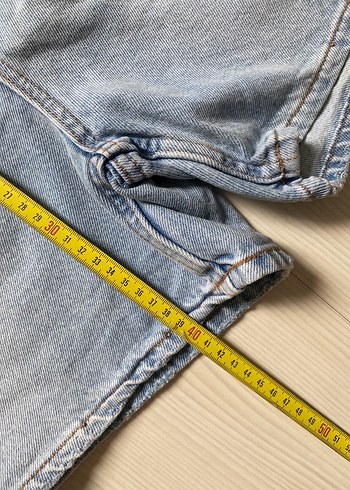 34 Beden mavi Renk Mavi Mini Denim Şort