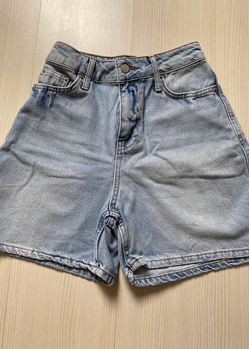 Mavi Mini Denim Şort