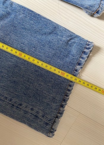 32 Beden mavi Renk ZARA DÜŞÜK BEL JEAN