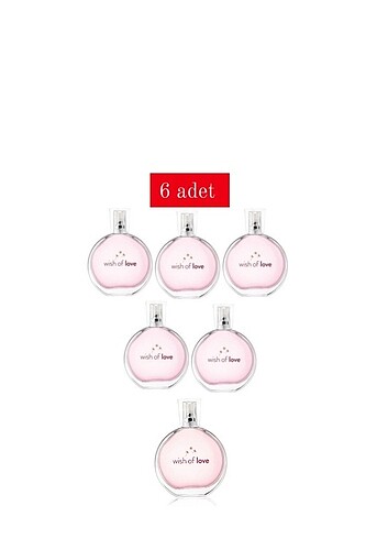 Avon Wish Of Love Edt 50 ml Kadın Parfüm 6 lı Set Fiyatı