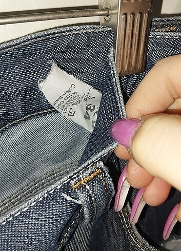 34 Beden mavi Renk Levis kot pantolon düşük bel