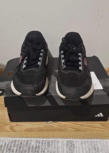 Siyah Bağcıklı Erkek Koşu ve Spor Ayakkabısı - Görsel 4