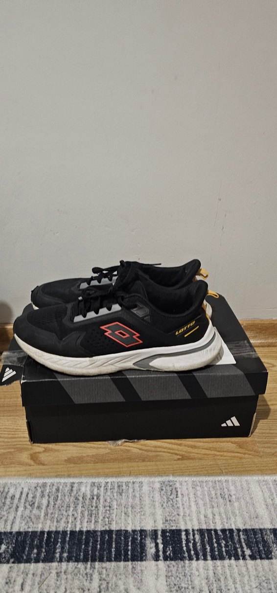 Siyah Bağcıklı Erkek Koşu ve Spor Ayakkabısı - Görsel 2