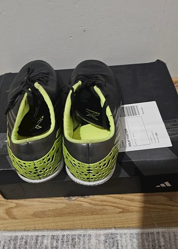 Erkek Siyah Futbol Ayakkabısı Velcro Bantlı - Görsel 2