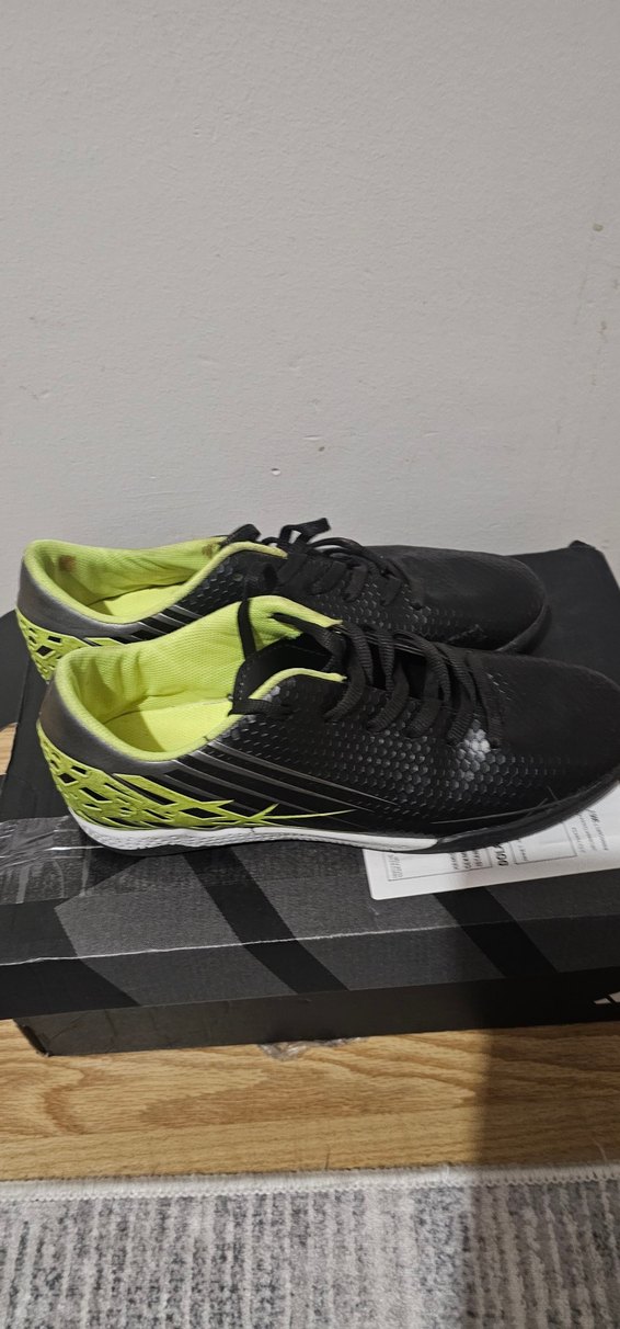 Erkek Siyah Futbol Ayakkabısı Velcro Bantlı - Görsel 3