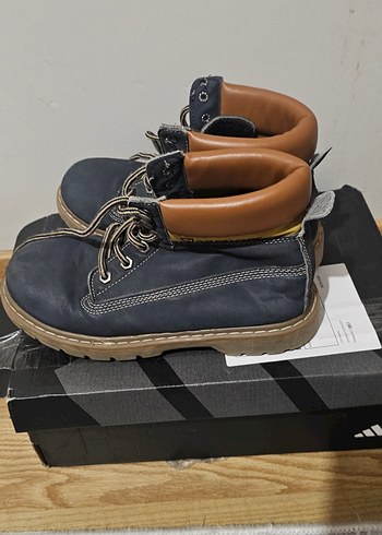 Mavi Süet Erkek Çocuk Botları - Görsel 3