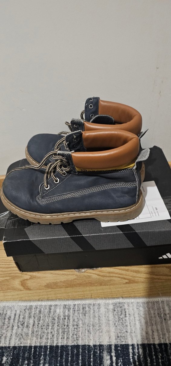 Mavi Süet Erkek Çocuk Botları - Görsel 3