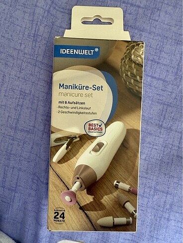 Ideenwelt Best Basics Manikür ve Pedikür seti