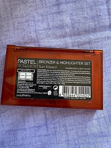 Beden Pastel Profashıon Bronzer&Hıghlıghter Set Sun Kıssed 01