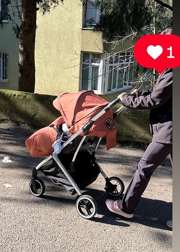 Pastel Kahverengi Bebek Arabası - Görsel 2