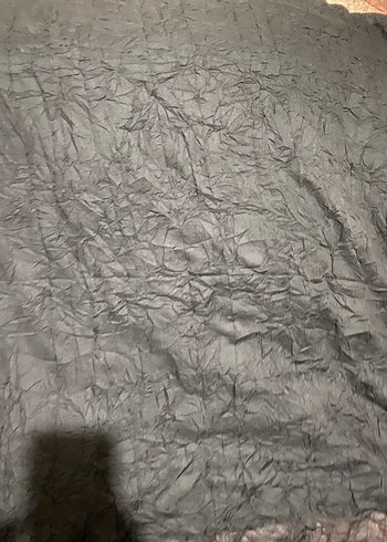 Kadın Siyah Keten Bohem Şal #kırışıkşal #vualşal - Görsel 3