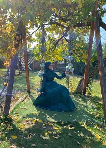 Tesettür abiye kemeri var her bedene uygun şal ile göndercem - Görsel 5