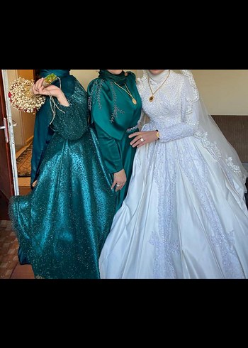 Tesettür abiye kemeri var her bedene uygun şal ile göndercem - Görsel 2