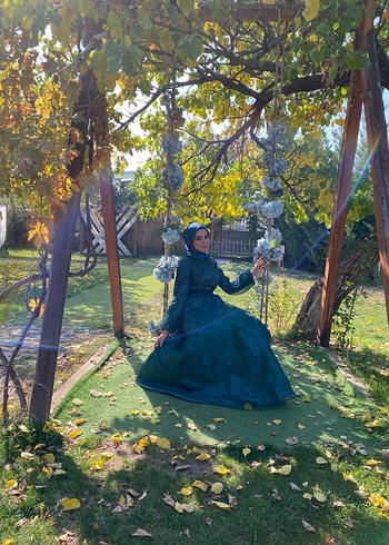 Tesettür abiye kemeri var her bedene uygun şal ile göndercem - Görsel 4