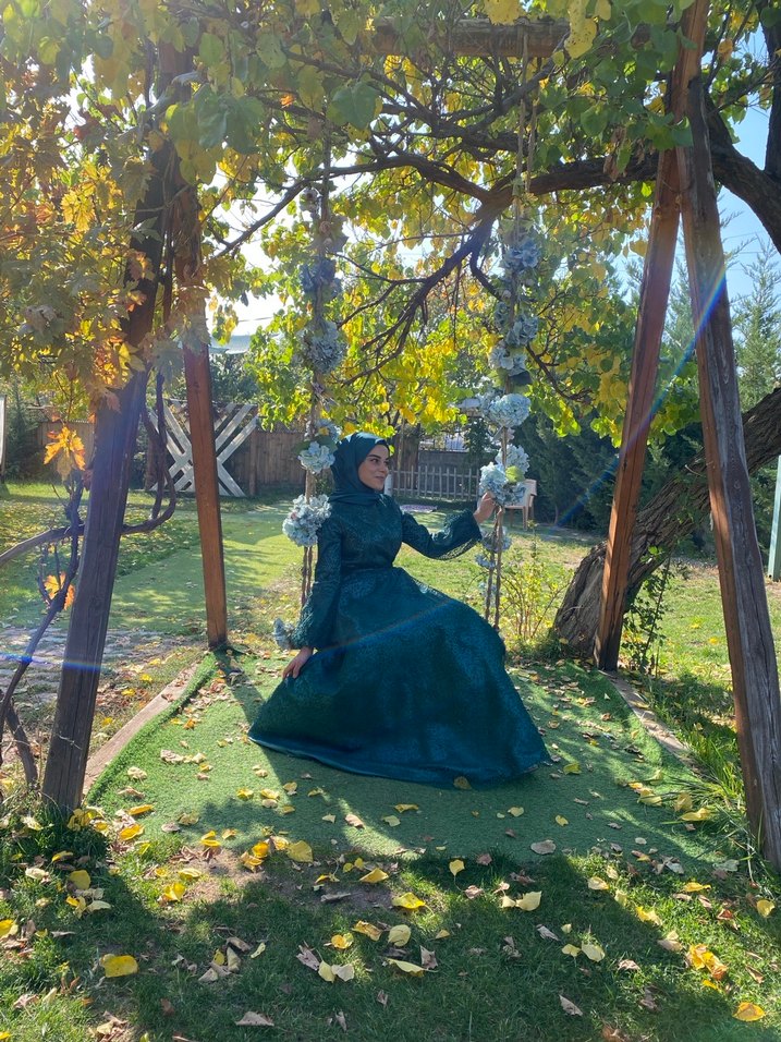 Tesettür abiye kemeri var her bedene uygun şal ile göndercem - Görsel 5