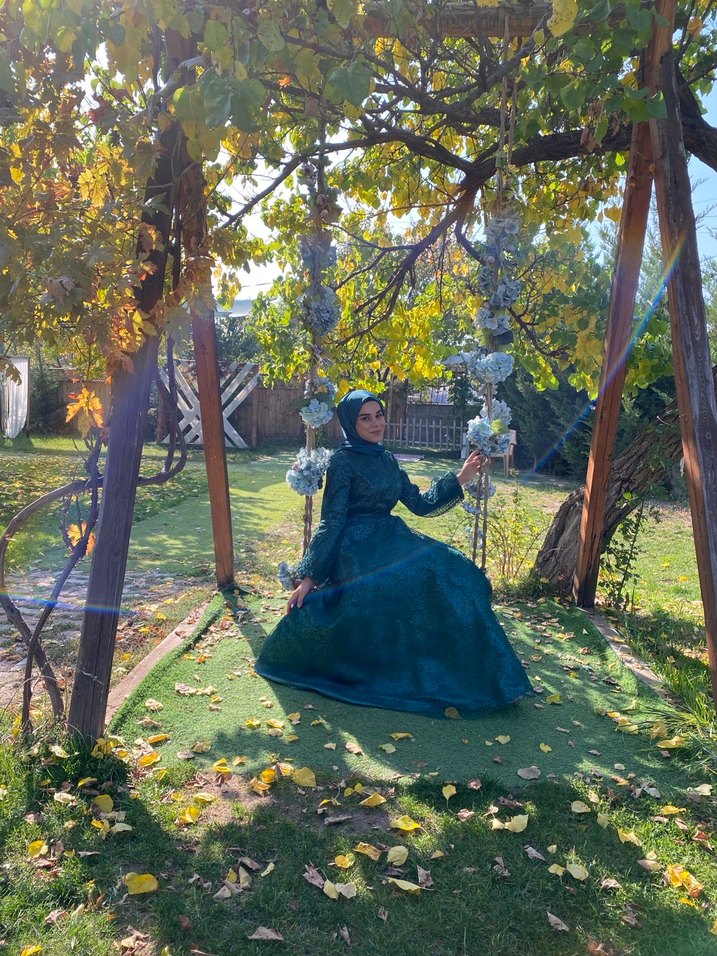 Tesettür abiye kemeri var her bedene uygun şal ile göndercem - Görsel 4