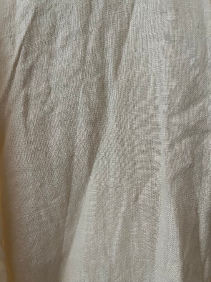 Keten Uzun Gömlek Elbise - Görsel 4