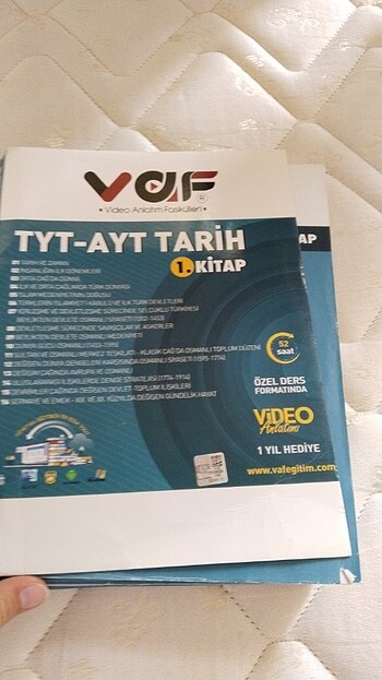 vaf tyt ayt tarih konu anlatım fasikülü