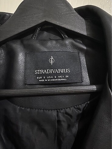 s Beden siyah Renk stradivarius deri ceket