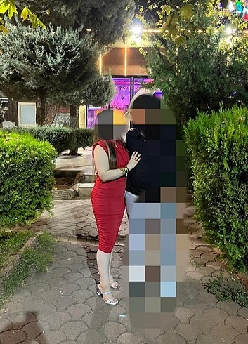 Diğer Kızmızı büzgülü elbise