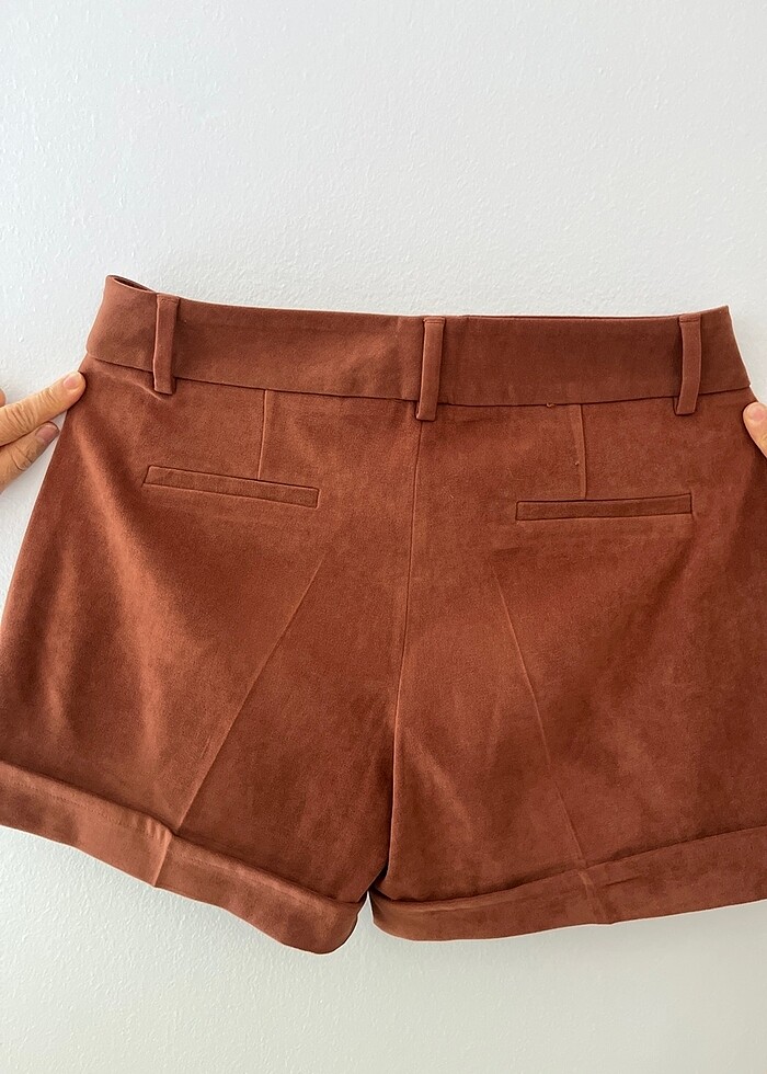 Süet şort - Görsel 3