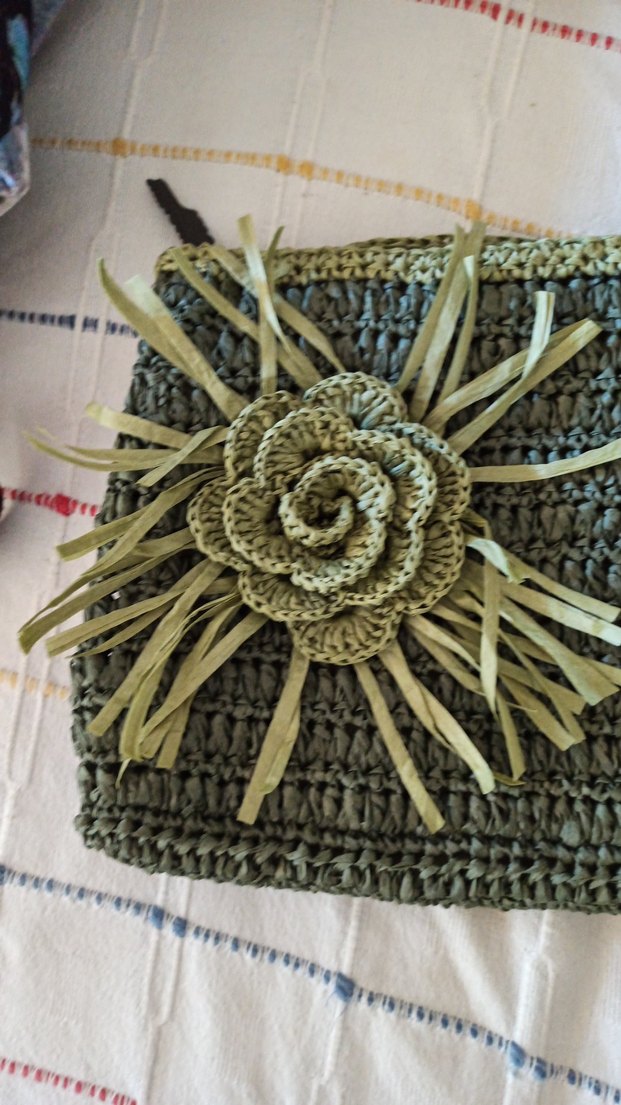 Püsküllü Örgü Bohem Kadın Portföy Çanta - Görsel 4