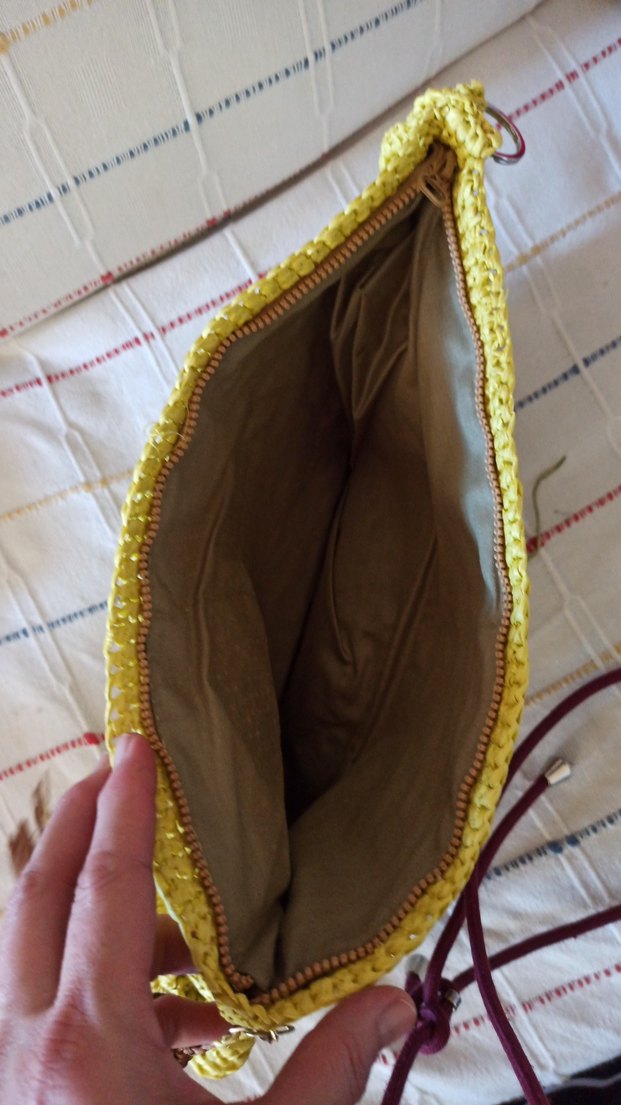 Bohem Tarz Örgü Kadın Portföy Çanta - Görsel 3