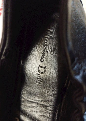 Massimo Dutti Tokalı Siyah Gotik Babet
