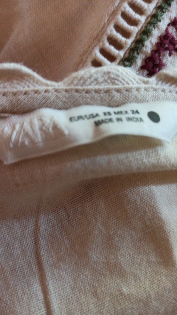 Nakışlı Beyaz Uzun Bohem Elbise - Görsel 4