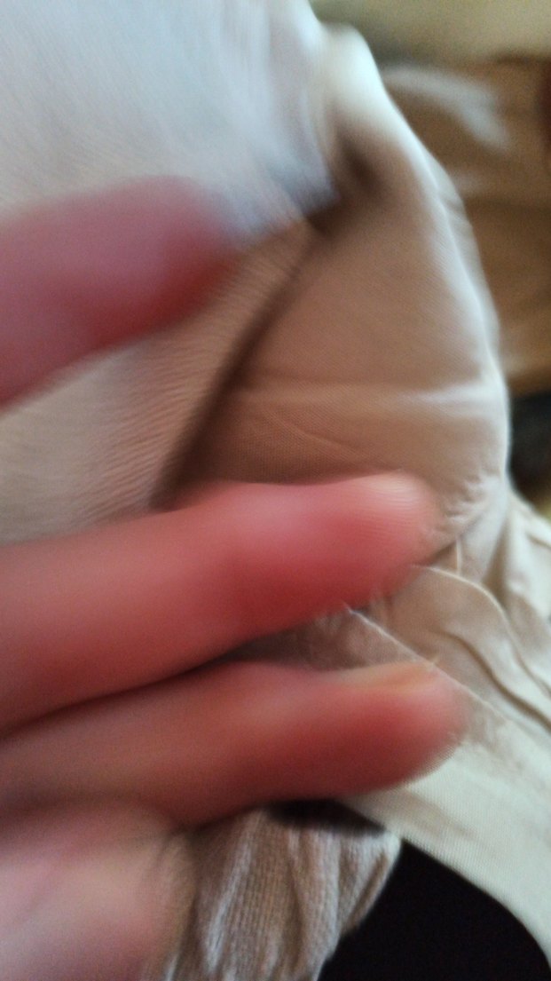 Bej Keten Rahat Kesim Kadın Pantolon - Görsel 5