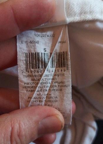 Düğmeli Beyaz Mini Kadın Şort - Görsel 6