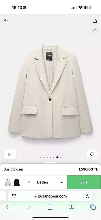 Pull and Bear Blazer ceket
