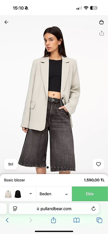 l Beden Blazer ceket