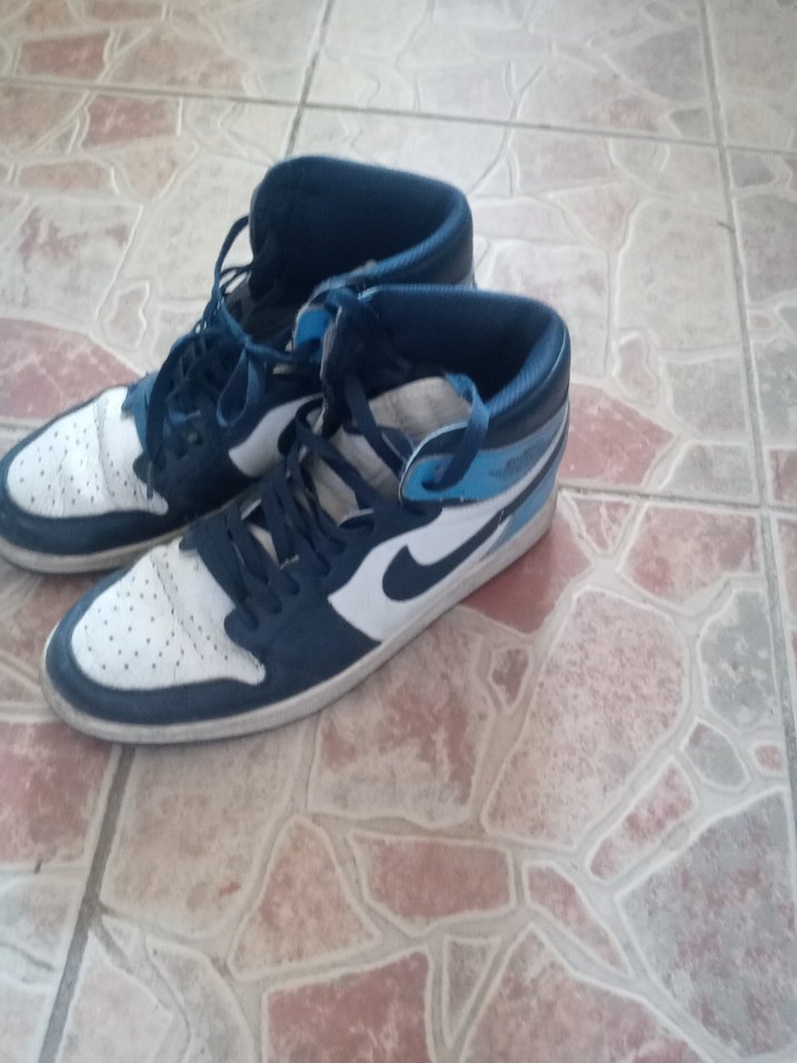 Lacivert Gri Bağcıklı Basketbol Ayakkabısı - Görsel 3